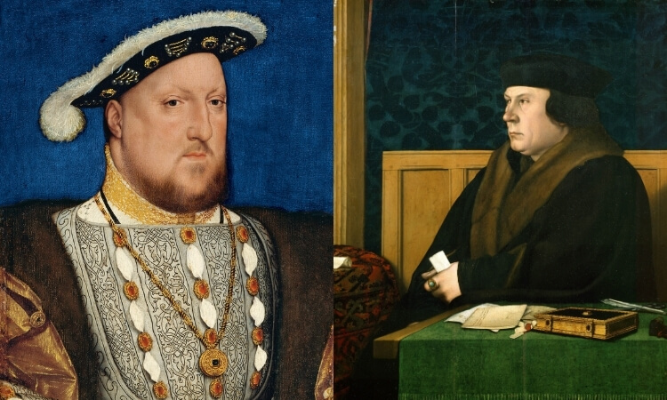 Portraits of Henry VIII and Thomas Cromwell by Hans Holbein the Younger